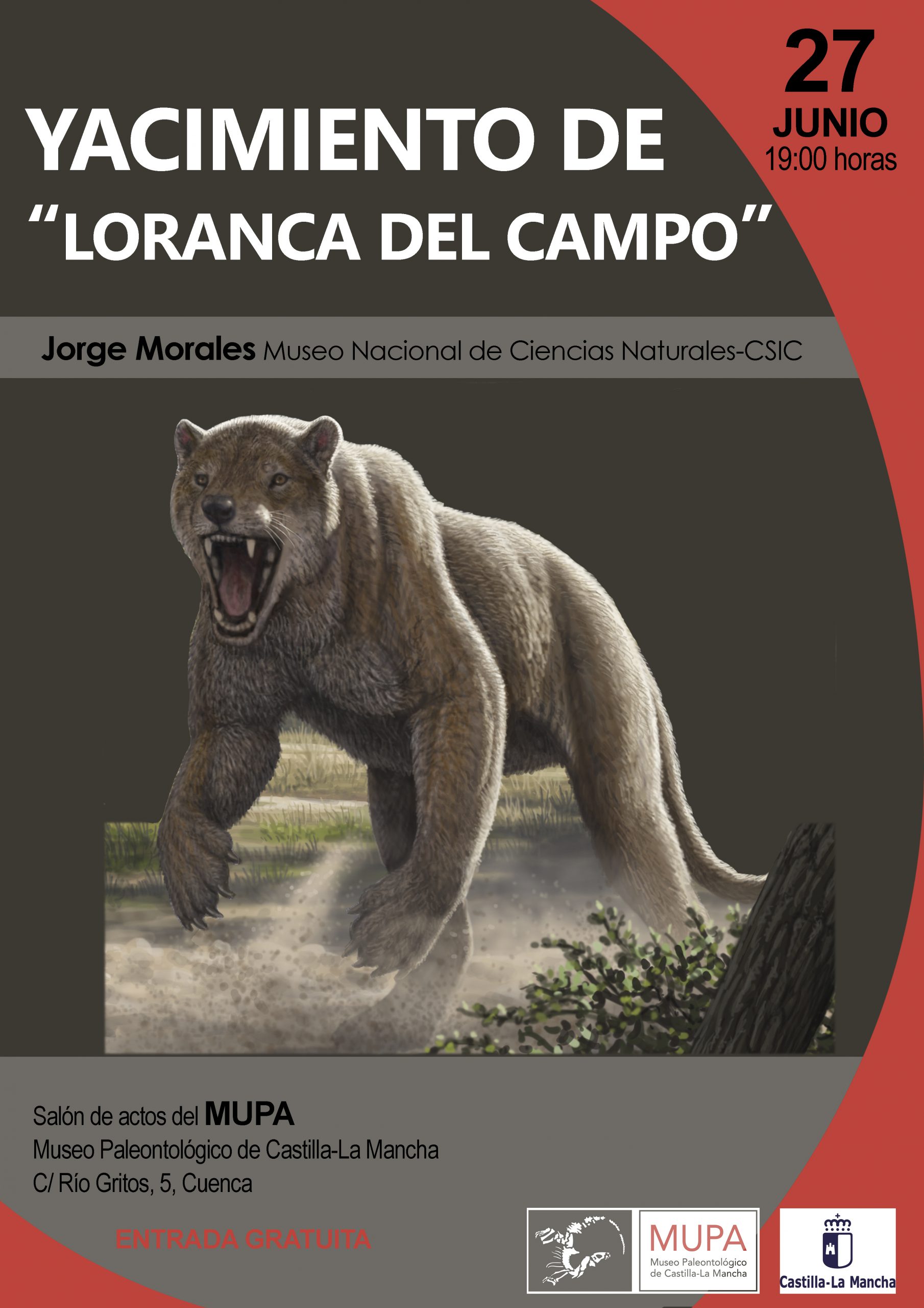 El Museo de Paleontología finaliza su ciclo de conferencias sobre Paleontología con el yacimiento de Loranca del Campo