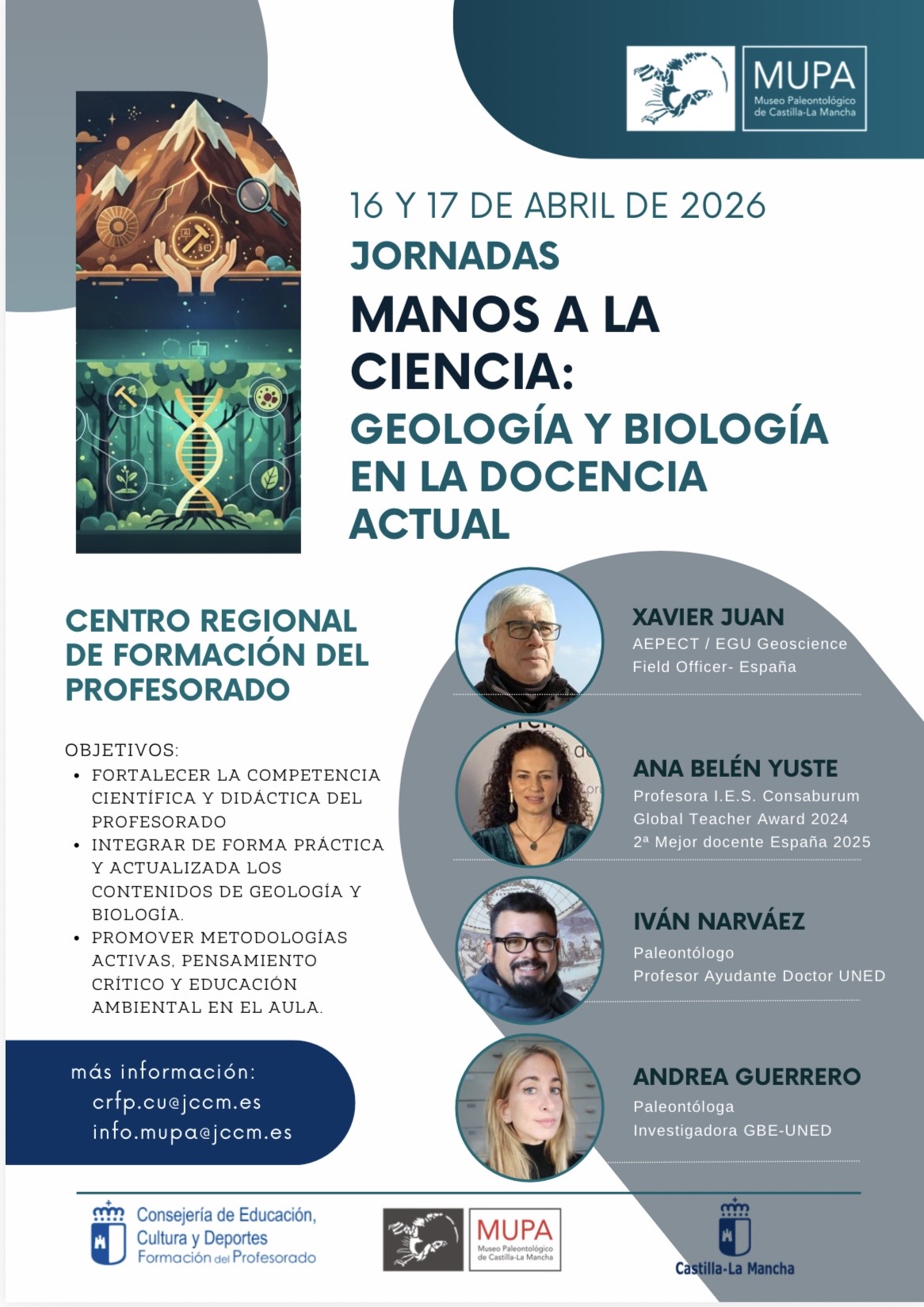 Manos a la Ciencia: innovación y práctica en la enseñanza de la Geología y la Biología en el MUPA