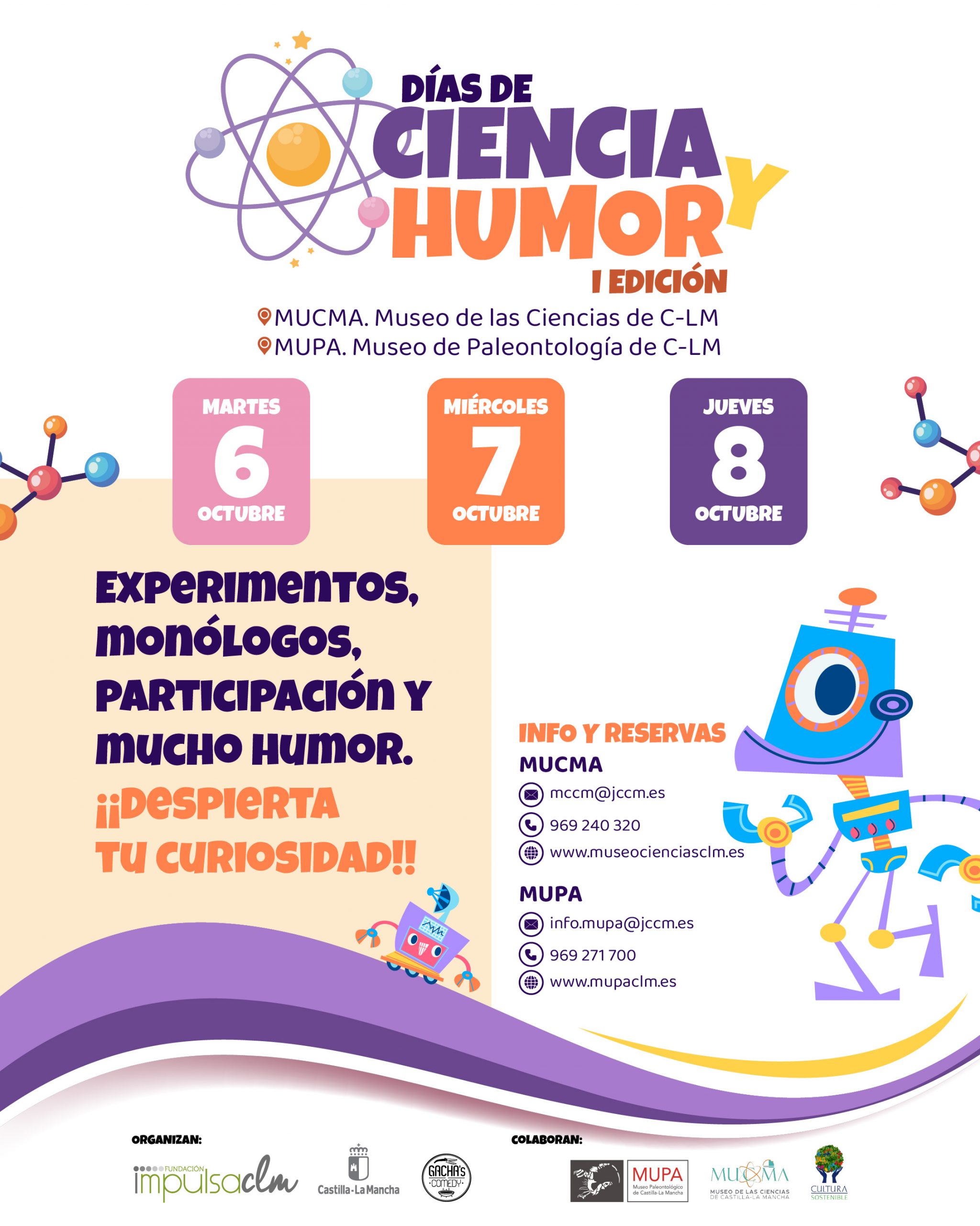 Llega la I Edición de «Días de Ciencia y Humor»